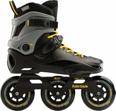 Obrázok produktu pre Rollerblade RB 110 Black/Saffron Yellow 47 Kolieskové korčule
