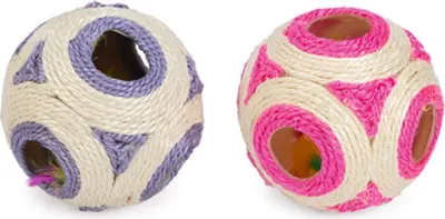 Produktbild von Karlie Spielball - Katzenspielzeug - Sisal - Sortiert - Durchm. 11 cm - 1 Stck.