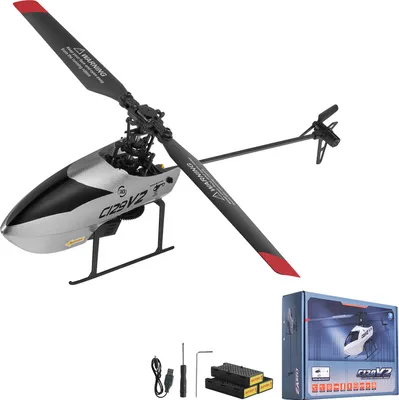 Produktbild von SucceBuy RC-Helikopter mit 2,4 GHz-Fernsteuerung, Einzelpropeller, Gyro-Stabilisierung, 4-Kanal-Steuerung, 39 Minuten Flugzeit, Ein-Knopf-Start/Landung, geeignet für Kinder ab 8 Jahren