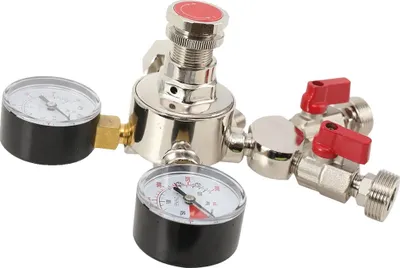 Produktbild von Kohlenstoffdioxid-Gasmesser, Druckregler 3 Bar, Dualausgangssystem