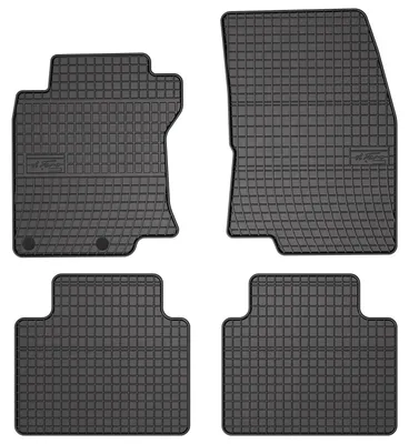 Produktbild von Gummi-Fußmatten für Nissan X-Trail III T32 2013-2021 (SUV) – 4-tlg, Schwarz, passgenau – Wielganizator SolidPRO