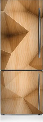 Produktbild von Kühlschrankfolie Aufkleber Kühlschrankmagnete Dekoration Kühlschrankfolie 60x205 cm - Abstrakte Dreiecke