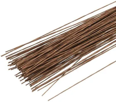 Produktbild von Blumendraht 120 Stück - Braun, 30 Gauge, 36 cm