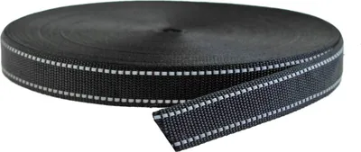 Meterware Gurtband reflektierend 25mm