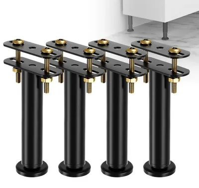 Immagine prodotto di Solidchoice - Piedini regolabili per letto, da 18 a 32 cm, set di 4 pezzi