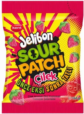 Produktbild von Sour Patch Jelibon Strawberry 160g