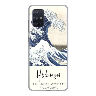 Produktbild von MuchoWow® Handyhülle Schutzhülle Hülle für Samsung Galaxy A51 Die große Welle von Kanagawa - Katsushika Hokusai Silikon Softcase Handy Hülle - Schutzabdeckung