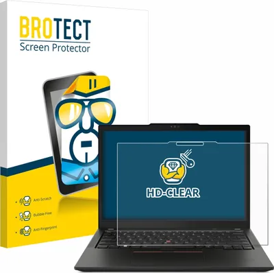 Produktbild von Für Lenovo ThinkPad X13 Yoga Gen 4 Schutzfolie BROTECT Displayschutz Display Schutz Folie Klar Transparent