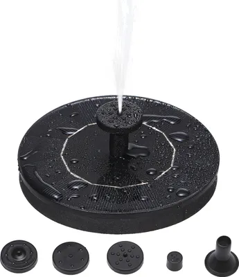 Produktbild von 6 v 1 watt solarbetriebene brunnen freistehende solar diy vogelbad brunnen pumpe Solarbrunnenpumpe im freien schwimmende brunnen panel kit