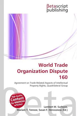 Produktbild von World Trade Organization Dispute 160