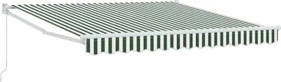 Obrázok produktu pre Zatemniteľná markíza Zelená a biela 350 x 250 cm