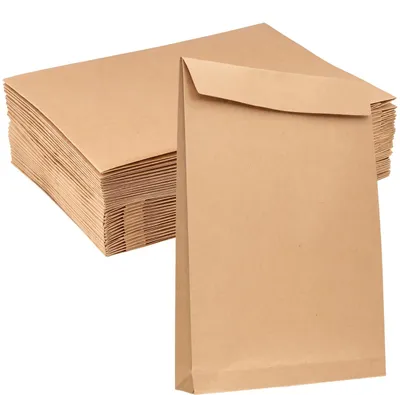 30 A4 Kraftpapier-Umschläge, Peel & Seal, braun, 33,5x23,8x4 cm