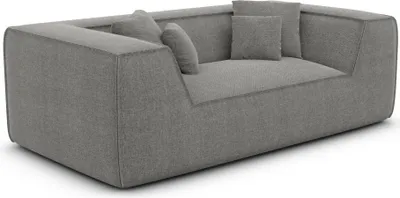 Produktbild von Strukturstoff 2-Sitzer Couch Liberia Grau