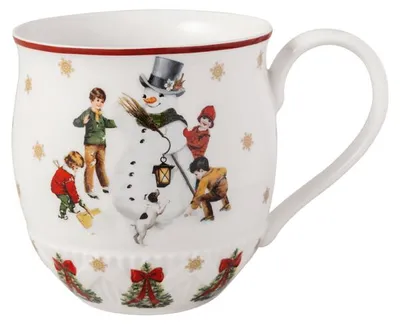 Image de Villeroy & Boch Toy's Fantasy Henkelbecher, Schneemann bauen 14,5 x 10 x 10,5 cm Vorteilsset 4 Stück 1483324863 4003686441439