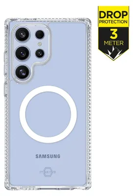 Produktbild von ITSKINS Level 2 HybridMagClear R Durchsichtig Handyhülle für Samsung Galaxy S25 Ultra MagSafe Hülle Hardcase Backcover Stoßfest - Transparent
