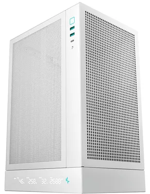 Immagine prodotto di DEEPCOOL CH170 Digital Mini Tower Case without Power Supply - M-ITX Format - White