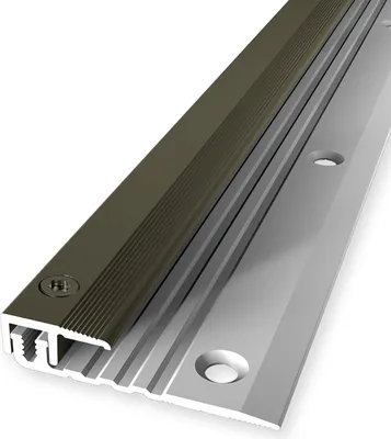 Produktbild von PROVISTON | Abschlussprofil | Vinylausgleich | Breite: 17 mm | Höhenausgleich: 4 - 9.5 mm | Länge: 1000 mm | Aluminiumprofil | Bronze | 1 Stück