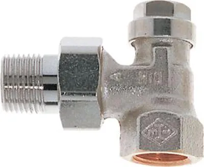 Produktbild von IMI Heimeier Rücklaufverschraubung Eckform 1/2 Zoll absperrbar, 1 Stk.