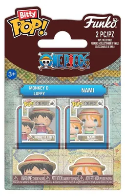 Produktbild von Funko One Piece Bitty Luffy & Nami Figur (2er-pack)   Kinder  One Size