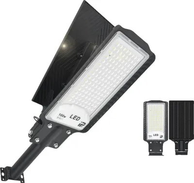 Produktbild von Solar-Straßenlaterne, wasserdicht, dimmbar, 120 LEDs