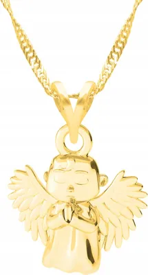Produktbild von Gold Engel Kette Engel Schutzengel Himmel SILBER 925