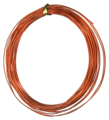 Aluminiumdraht 1 mm, 10 m, biegsam, orange – DIY-Basteldraht