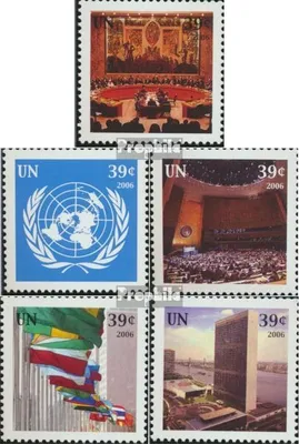Produktbild von Briefmarken UNO - New York 2006 Mi 1005-1009 (kompl.Ausg.) postfrisch Grußmarken