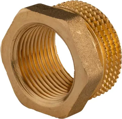 Produktbild von Messing Gewinde-Fitting Reduzierung 1'AG (DN 25) - 3/4'IG (DN 20) - schwere Ausführung