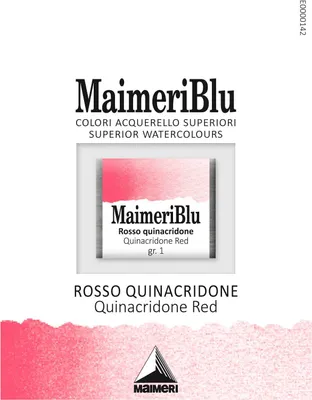 Obrázek produktu pro Maimeri Blu Akvarelová barva Quinacridone Red 258 1,5 ml 1 ks