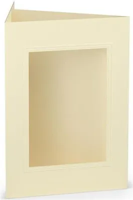 Produktbild von Passepartoutkarte B6 eckig Chamois
