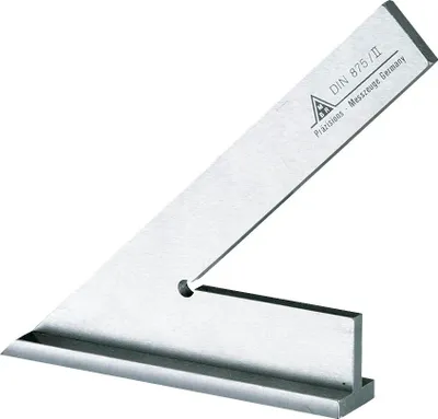 Produktbild von Gehrungswinkel 45 Grad DIN875-2 mit Anschlag Schenkellänge 200 x 130 mm