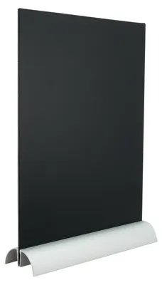 Image de Présentoir de table Securit SILHOUETTE "A4" avec surface en craie