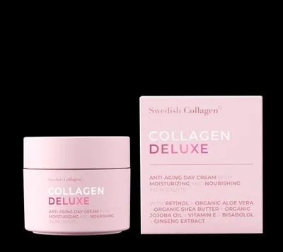 Produktbild von Swedish Collagen Anti-Aging Tagescreme mit Retinol, Hyaluronsäure & Kollagen – 50 ml