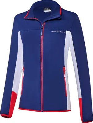 Immagine prodotto di BLACK CREVICE - Donna Second Layer - Giacca in pile | Colore: Blu/Rosso | Taglia: 44