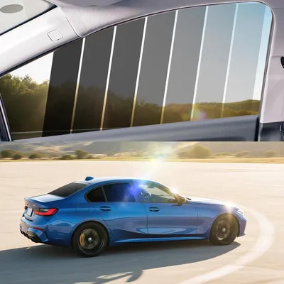 Produktbild von Auto-Fenstertönungsfolie 458cm x 50cm 35% VLT Keramik UV-Schutz Sichtschutz