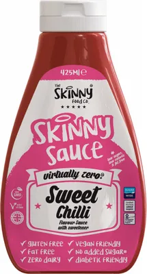 Produktbild von Skinny Foods Skinny Sauces (425ml) Sweet Chilli - Funktionelle Lebensmittel - Soßen/Sirupe