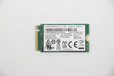 Produktbild von Lenovo UMIS AM620 512GB PCIe 2242, 5SS1B60640