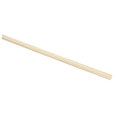 Obrázok produktu pre Drevená násada na metlu 24 mm 160 cm, okrúhla hlava