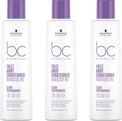 Produktbild von BC Bonacure Frizz Away Conditioner 3x200 ml