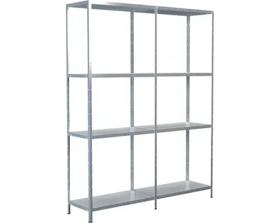 Obrázek produktu pro Kovový regál rozšiřovací Schulte 4502-V 1800x1400x350 mm, 8 polic, nosnost 680 kg, pozinkovaný