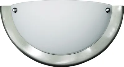 Zdjęcie produktu dla Kinkiet łazienkowy Ufo chrom satynowany-biały 1xE27x60W metal wym:31x31x31cm IP20 Rabalux