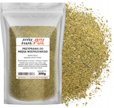 Zdjęcie produktu dla PRZYPRAWA DO MIĘSA WIEPRZOWEGO 200g Do wieprzowiny mieszanka jakość Kol-Pol