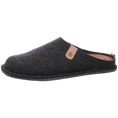 Produktbild von Rohde Herren Pantoffel Hausschuh Softfilz Wechselfußbett Lucca-H 6940, Größe:41 EU, Farbe:Grau