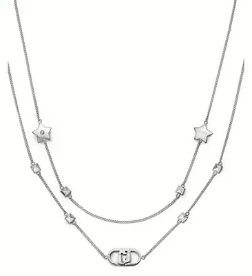 Immagine prodotto di Elegante collana doppia in acciaio Moda LJ2206