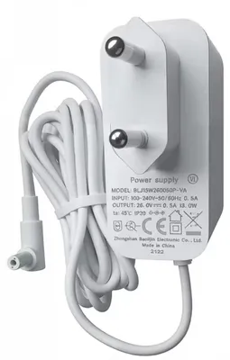 Produktbild von Kompatibles Ladegerät für kabellose Staubsauger Xiaomi, Dreame, 26V 0.5A, Weiß
