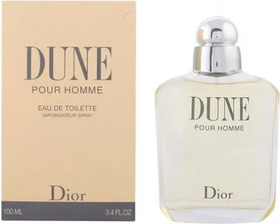 A product shot of a perfume bottle and its box.