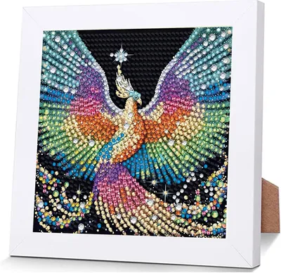 Diamond Painting für Kinder – Phönix, Bastelset ab 6 Jahren