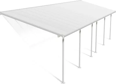 Produktbild von Palram - Canopia Aluminium Terrassenüberdachung Feria Weiß 295x971x305 cm