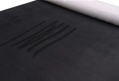 Produktbild von Microfaser Selbstklebend Stretchfolie schwarz-grau 42x150cm