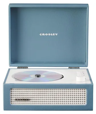 Zdjęcie produktu dla Odtwarzacz CD Crosley Voyager – kolor „Wash Blue”